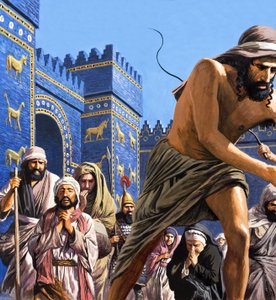Storhetens sista dagar, ur "Babylon the Mighty" (gouache på papper)