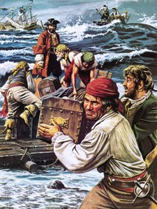 Var gömde William Dampier sitt guld