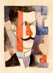 Studie för Paludes, 1917-1920 av Roger de La Fresnaye