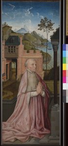En hängiven i bön, ca 1435 (tempera och olja ombord) av Rogier van der (workshop of) Weyden