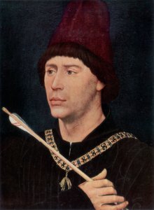 Porträtt av Antoine, Bastard of Burgundy, c1456, 1927 av Rogier van der Weyden