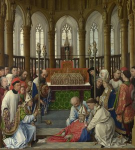 Exhumation of Saint Hubert, 1430-talet av Rogier van der Weyden