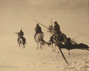 The Blizzard, ca 1910 (fotografi) av Roland W. Reed