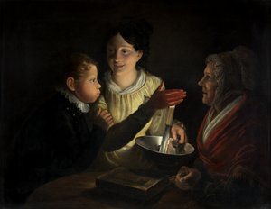 Blåser ljuset