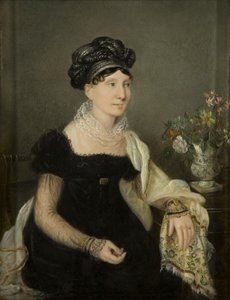 Madame Catalani, ca 1821 (olja på kvarnbräda)