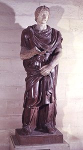 En barbarisk fångeprins, från Villa Borghese, Rom (porfyr) av Roman