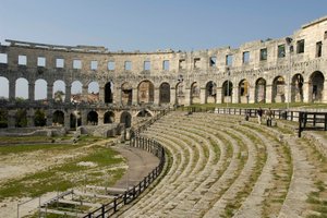 Amfiteatern i Pula, Kroatien av Roman