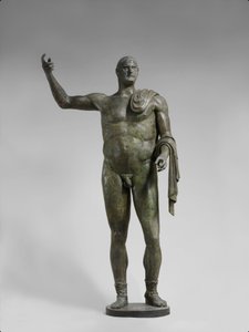 Bronsstaty av kejsaren Trebonianus Gallus, 251–253 AD (brons) av Roman
