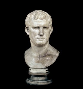Byst av Marcus Vipsanius Agrippa (Marmorskulptur) av Roman