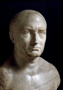 Byst av Scipio den afrikanske (marmorskulptur) av Roman