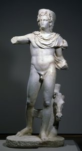 Himmelsk gud eller hjälte, sent 2:a eller tidigt 3:e e.Kr. (marmor) av Roman