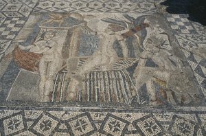 Diana och Actaeon, från golvet i 