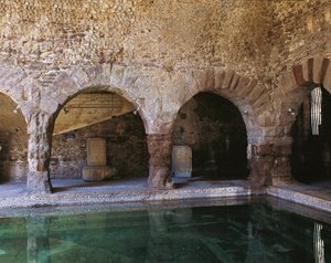 Frigidarium, Caldes de Montbui, Barcelona, ​​​​Spanien, 2:a-1:a århundradet f.Kr. (foto) av Roman