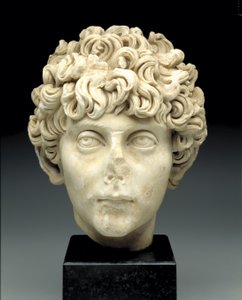 Chef för en romersk ungdom, ca 140-170 e.Kr. (marmor) av Roman