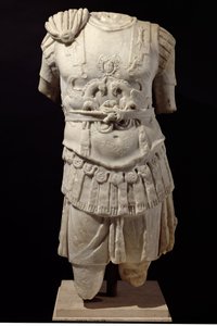 Loricate Torso, sent 200-tal e.Kr. (marmor) av Roman