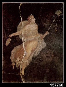 Maenad, från skeppets hus, Pompeji, 1000-talet f.Kr.-79 e.Kr. av Roman