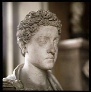 Marmorbyst av kejsar Commodus (skulptur, 2:a århundradet) av Roman