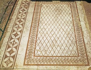 Mosaikgolv från Messiis hus (mosaik) av Roman