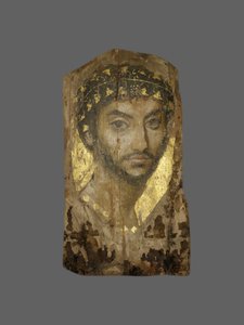 Mammaporträtt av en man, Egypten, Fayum-regionen av Roman