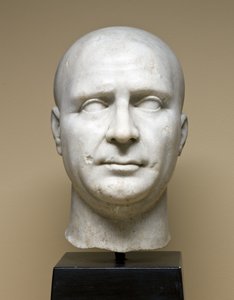 Porträtt av en Isis-präst, tidigt 200-tal e.Kr. (prokonnesisk marmor) av Roman