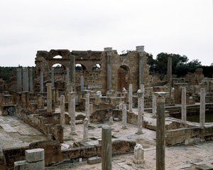 Offentligt bad byggt under kejsar Hadrianus, 200-talet av Roman