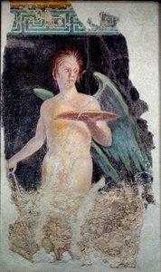 Romersk konst: fresk av andeflygeln från Pompei - Slutet av 1:a århundradet f.Kr. - Paris, Louvren av Roman