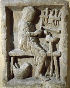 Romersk konst: "" smed i arbete "" 1:a århundradet e.Kr. Rom, Museum of Roman Civilization av Roman