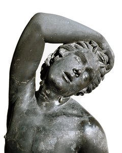 Satyr, bronsstaty av Roman