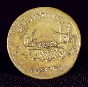 Sestertius av kejsar Hadrianus (76-138) från Newcastle-Upon-Tyne, 132 e.Kr. av Roman
