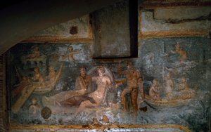 The Return of Proserpine of the Underworld, 2:a-3:e århundradet (fresk) av Roman