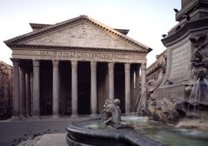 Utsikt över Pantheon, 27-125 e.Kr av Roman