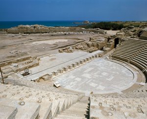 Utsikt över den romerska teatern av Roman