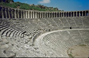 Utsikt över teatern, 200-talet e.Kr av Roman