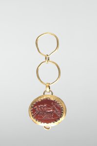 Intaglio med seger i vagn av Roman Imperial Period