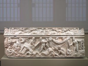 Sarkofag, ca 100-125 (grekisk marmor) av Roman Imperial Period