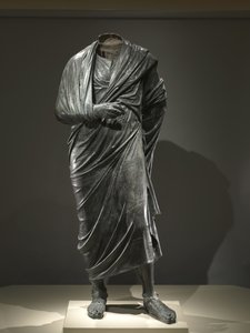 Kejsaren som filosof, troligen Marcus Aurelius av Roman Imperial Period