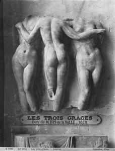 De tre nåderna, romersk kopia av ett hellenistiskt grekiskt original från 200-talet f.Kr. (marmor)