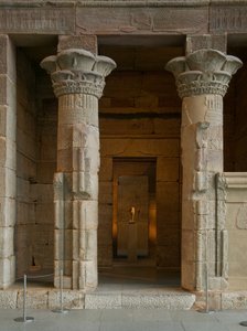 Temple of Dendur, c.10 f.Kr. (eolisk sandsten) av Roman Period Egyptian