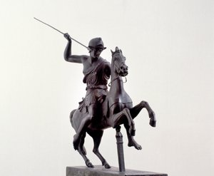 Amazon till häst (bronsskulptur efter ett grekiskt original från 300-talet f.Kr.) av Roman Roman