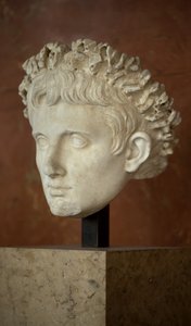 Art Rome Chef för kejsar Augustus (63 f.Kr. - 14 e.Kr.) marmor av Roman Roman