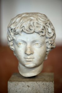 Art Rome Chef för den romerske kejsaren Caracalla Child (188 - 217 e.Kr.) av Roman Roman