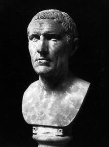 Byst av Marcus Claudius Marcellus (c.268-208BC) (marmor) av Roman Roman