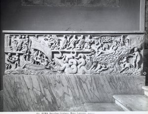 Tidig kristen sarkofag (marmor) av Roman Roman