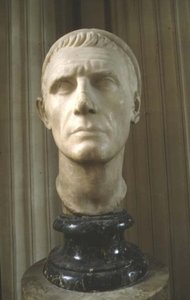Huvudet för en man, möjligen Antiochos III av Roman Roman
