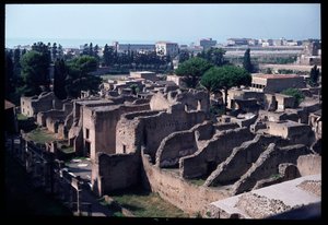 Panoramautsikt över den arkeologiska platsen, 500-talet f.Kr.-1:a århundradet e.Kr av Roman Roman