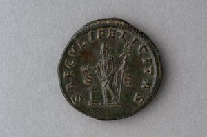 Mynt av Julia Domna (brons) av Roman Roman
