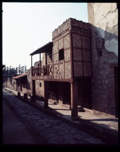Vy över ett hus, 500-talet f.Kr.-1:a århundradet e.Kr av Roman Roman
