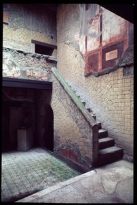 Utsikt över casa del Bel Cortile, 500-talet f.Kr.-1:a århundradet e.Kr av Roman Roman