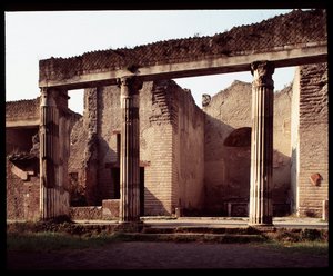 Vy över palestran, 500-talet f.Kr.-1:a århundradet e.Kr av Roman Roman