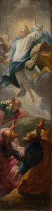 Kristus visar sig för sina lärjungar, ca 1650-1750 (olja på duk)